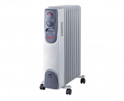 Calorifer Cu Ulei 9 Elementi, 2000 W, 3 trepte de putere, Termostat de siguranta, Termostat reglabil