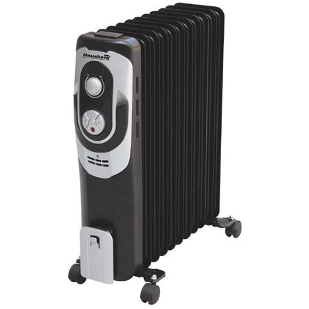 Calorifer electric Hausberg,7 elementi, 1500 W, 3 trepte putere, Termostat reglabil