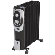 Calorifer electric Hausberg,9 elementi, 2000 W, 3 trepte putere, Termostat reglabil