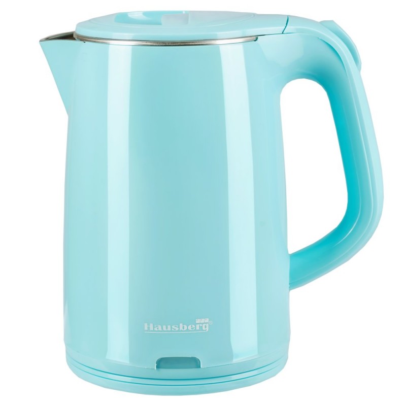 Cana Fierbator Hausberg,1500W,oprire automata,1.7 L,bleu