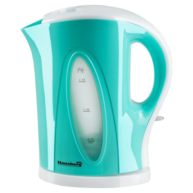Cana fierbator Hausberg, gradata,2200 W, 1.7 L, bleu