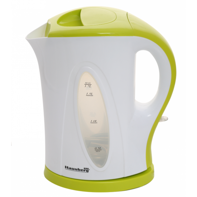 Cana fierbator Hausberg, gradata,2200 W, 1.7 L, verde