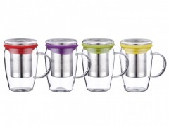 Cana Peterhof din sticla cu infuzor pentru ceai/cafea,500 ml