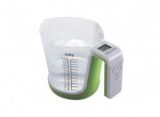 Cantar de bucatarie cu cana gradata,3 Kg,afisaj Lcd