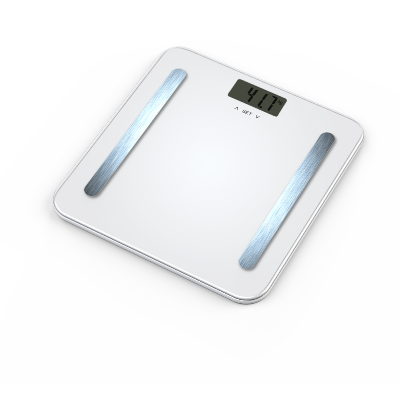 Cantar electronic de baie Hausberg,180kg, Afisaj Led,6V,alb