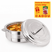 Caserola termos din inox,pereti dubli, Pasta de Tomate 400gr, 11 Litri