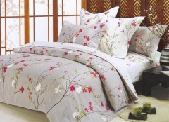 Lenjerie de pat 2 persoane,Microfibra,4 piese Vanora Home,Multicolor