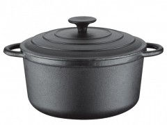 Cratita din fonta de 2.5 L cu Capac fonta,22 cm,Peterhof