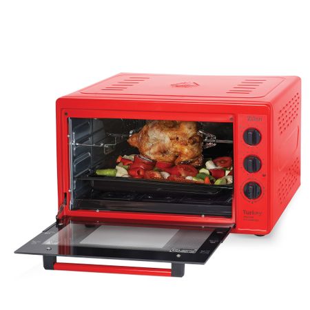Cuptor electric Zilan cu rotisor,32 Litri,tava,gratar,Timer,1500 W