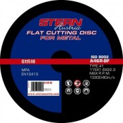 Disc abraziv pentru polizor unghiular Stern 115x1,6mm