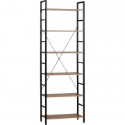 Etajera cu 6 rafturi metal,blat PAL,60 x 27.5 x 180 cm