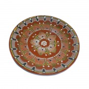 Farfurie din ceramica pictata manual, 30 cm