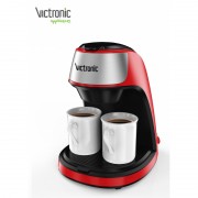 Filtru cafea Victronic 450W, Cafea Macinata, 2 cesti ceramica,2x125ml