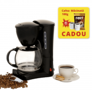 Filtru de cafea Hausberg, Cafea macinata, 1.2 Litri, 1200 W