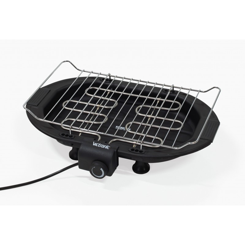 Gratar Electric cu Grill Barbeque Victronic,Inox,3 nivele,2000 W