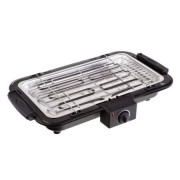 Gratar electric Hausberg, 2000 W, Negru,48 x 35 cm