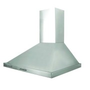 Hota Hausberg, 190 W, Putere Absorbție 650 m3/h, 3 Trepte Putere, Inox, 90 cm,1 Motor