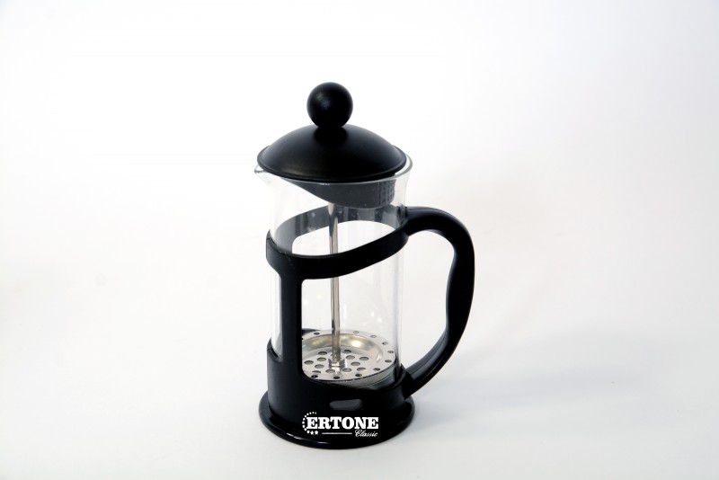 Infuzor ceai si cafea Ertone, 350 ml, Cafea macinata, sticla, inox