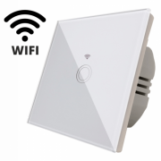 Intrerupator touch simplu WI-FI,panou sticla
