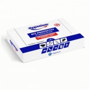KIT Protectiv 4 Produse:Masca reutilizabila,Manusi nitril,Gel antibacterian 50 ml,Servetele umede