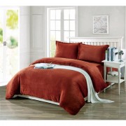 Lenjerie de pat Cocolino,4 piese,2 persoane,Maro