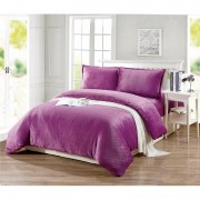 Lenjerie de pat Cocolino,4 piese,2 persoane,Mov