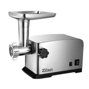 Masina tocat carne ZILAN, Inox,1800W, tava aluminiu,accesorii carnati