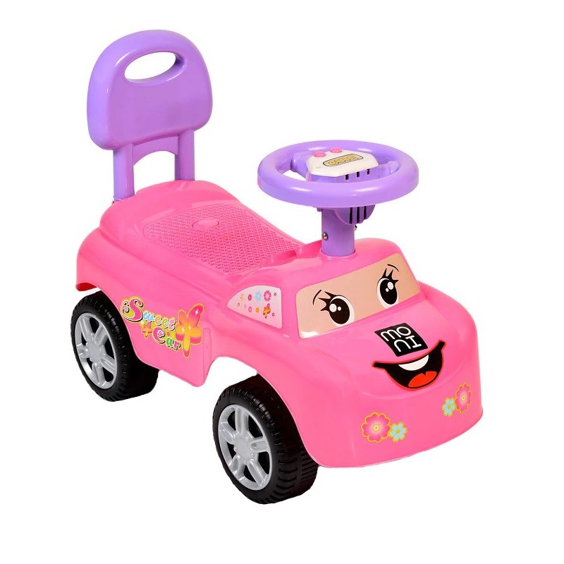 Masinuta fara pedale,muzica,roz
