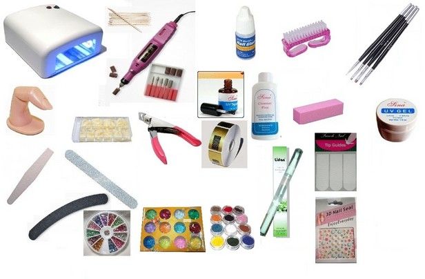 Mega Kit Constructie Unghii False Cu Gel Uv Market 365