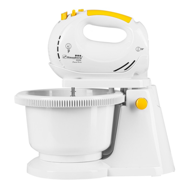 Mixer cu Bol Hausberg,350W,5 trepte,turbo