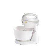 Mixer cu bol rotativ Victronic,200 W, 5 Viteze, Functie Turbo, Alb