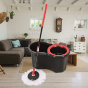 Mop rotativ cu galeata,Black Edition, 15 Litri
