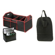 Organizator pentru portbagaj auto pliabil 3 in 1