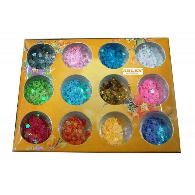 Paiete Floricele set 12 bucati - Nail Art - Unghii False