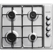 Plita incorporabila Hausberg cu 4 arzatoare,Sistem siguranta, Inox,Gaz