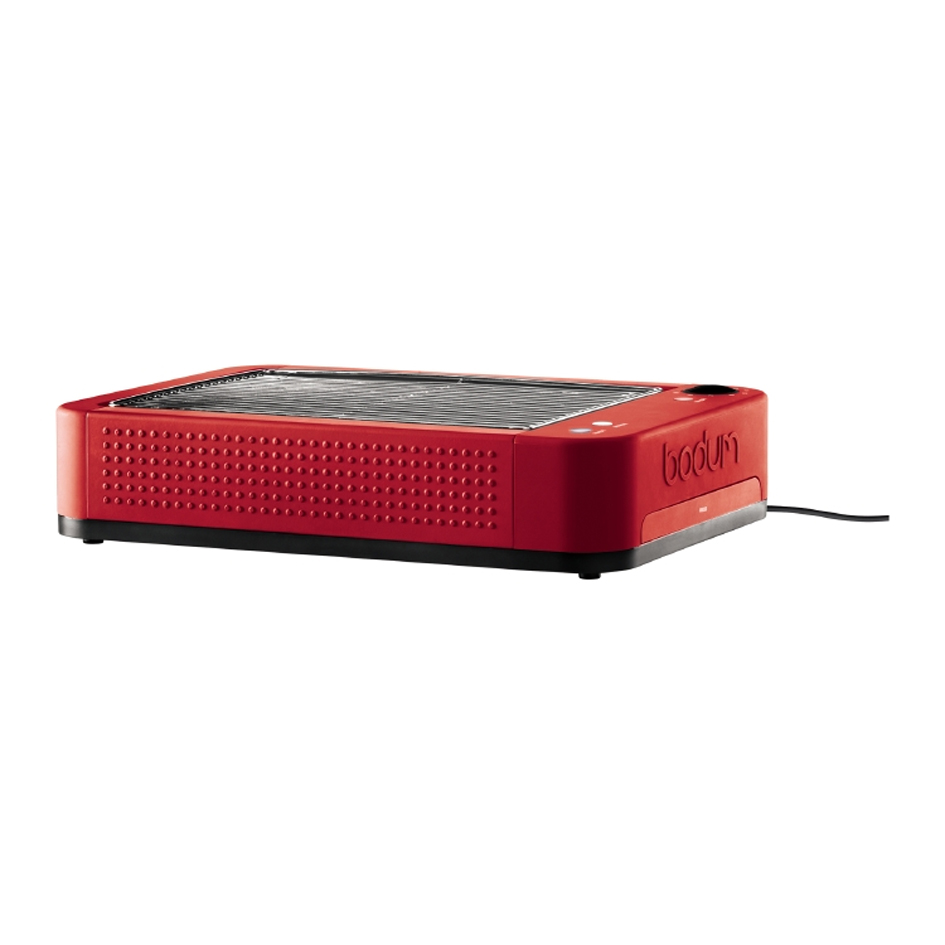 Prajitor de paine orizontal Bodum Bistro Red 650W