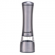 Rasnita manuala piper/sare din Inox, argintiu, 22 cm