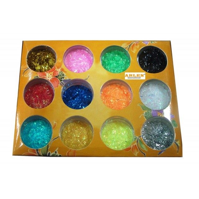 Sclipici fire set 12 bucati - Nail Art - Unghii False