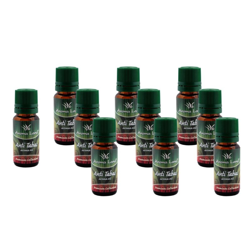 Set 10 Uleiuri parfumate aromaterapie Antitabac,10 ml