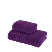 Set 2 Prosoape 100% bumbac,550gr/m2,fir dublu,mov