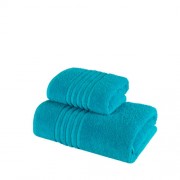 Set 2 Prosoape 100% bumbac,550gr/m2,fir dublu,turquoise