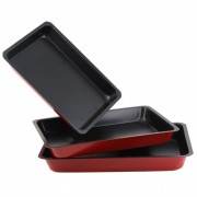Set 3 tavi Grunberg pentru copt,otel carbon,16,20,24 cm