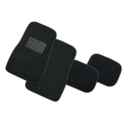 Set 4 covorase auto din polipropilena si cauciuc granulat,Negru