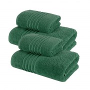 Set 4 Prosoape 100% bumbac,550gr/m2,fir dublu,verde