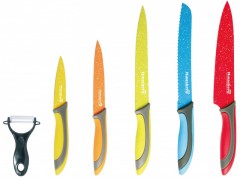 Set 5 cutite ceramice cu lama din Otel inoxidabil, 6 piese