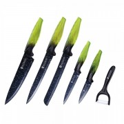 Set 5 Cutite din Inox+Decojitor Ceramic Zillinger, 6 piese, Antibacterial
