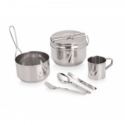 Set 6 piese din inox pentru picnic