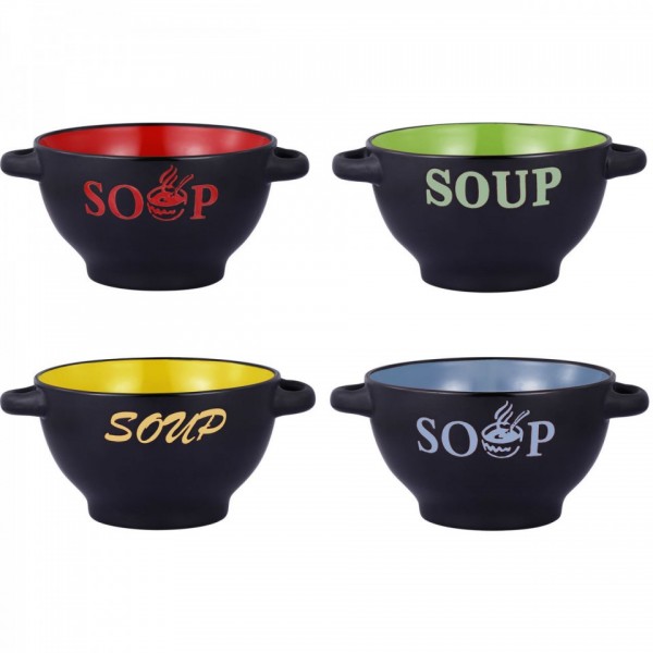 Set boluri ceramica pentru supa