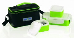 Set caserole termos cu geanta termica,4 piese