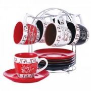 Set cesti si farfurii ceramica